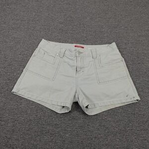 Unionbay Shorts Juniors 13 Green Utility Twill Button Pockets Casual 3.5 Inseam